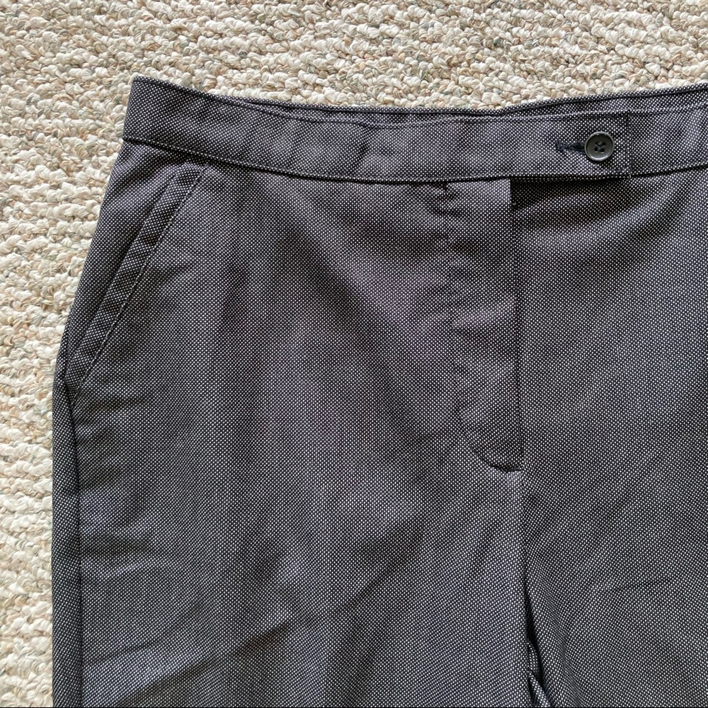 5/$15 Investments Petites Nice Gray/Black & White Patterned Pants 12PS